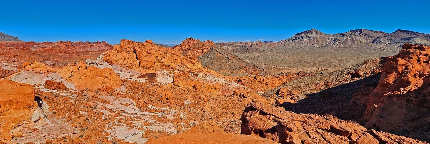 High View Down SE Bowl | Bowl of Fire SE Detailed | Lake Mead NRA, Nevada