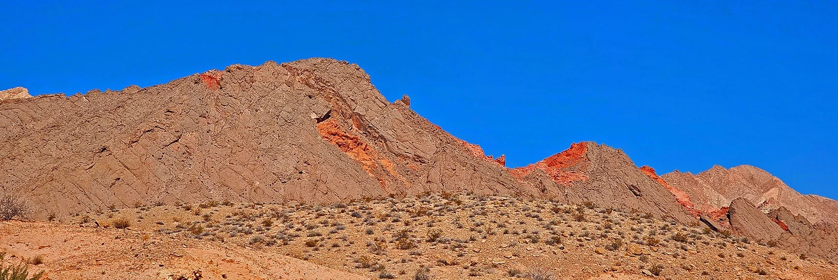 Jurassic Sandstone Formations Are Scattered in Large Pockets in the Hills | Bowl of Fire SE Detailed | Lake Mead NRA, Nevada