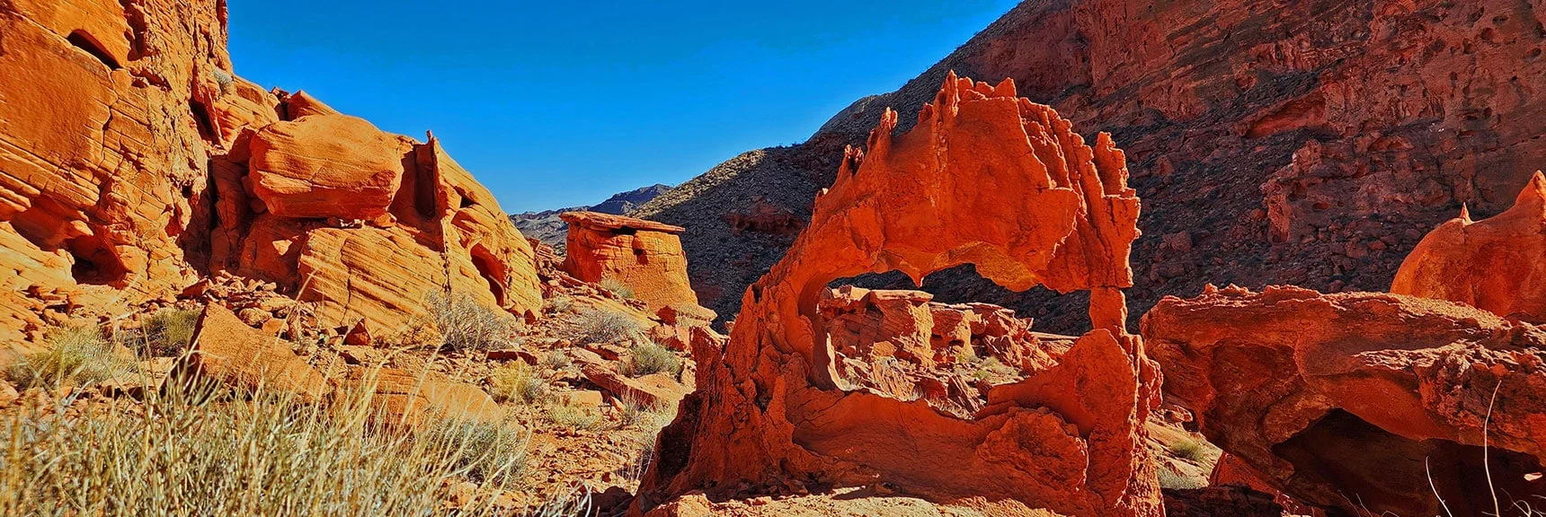 Goal: Locate This Formation. Like Finding a Needle in a Haystack! | Bowl of Fire SE Detailed | Lake Mead NRA, Nevada