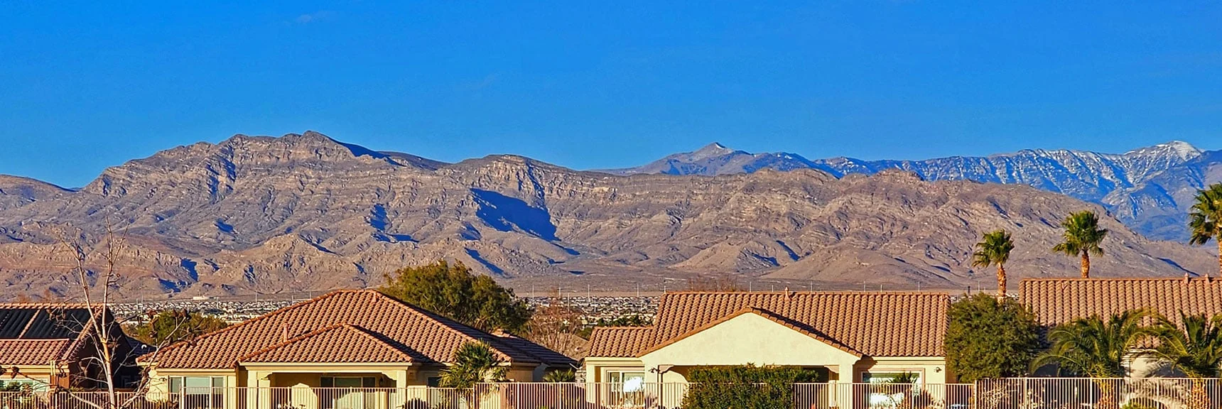 Ridgeline Viewed from Centennial Hills, Las Vegas | Harris Springs Canyon Ridgeline | La Madre Mountains Wilderness, Nevada