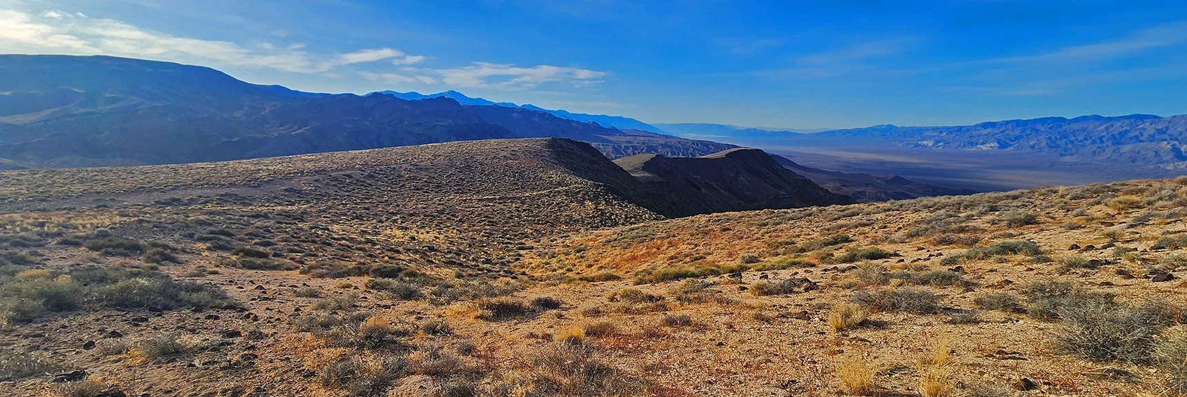 View Back Across Crescent Ridgeline and Southern Panamint Valley. | CIA Plane Crash in 1952 | Panamint Mountains | Death Valley, CA
