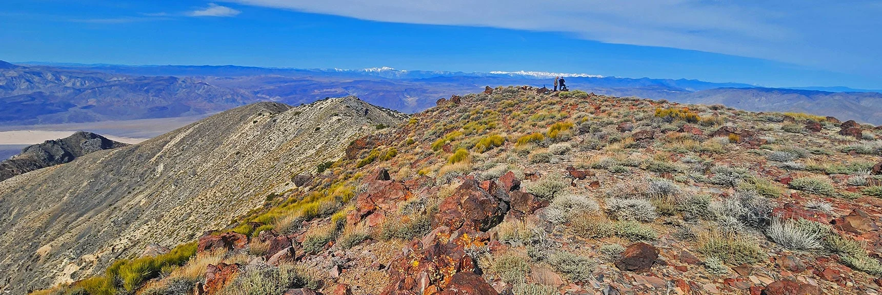 Arrival on Towne Peak Above Crash Site. | CIA Plane Crash in 1952 | Panamint Mountains | Death Valley, CA