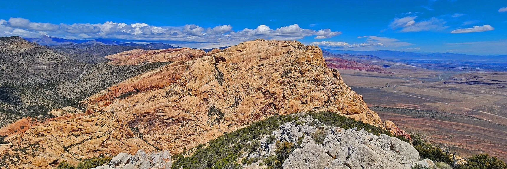 Mt Wilson & Rainbow Mts. North Toward Red Rock Canyon from Indecision Point | Indecision Peak Summit | Rainbow Mountain Wilderness, Nevada