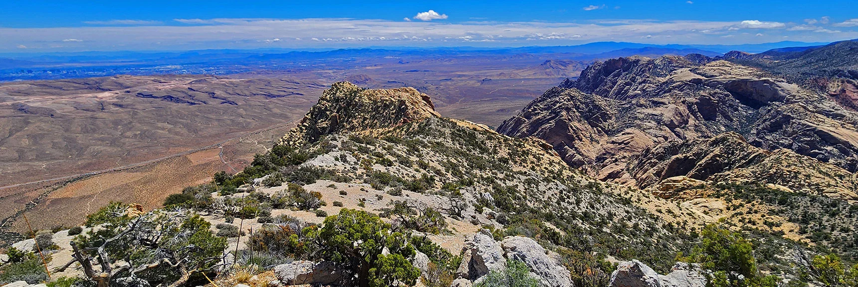 Indecision Peak & Rainbow Mts. South from Indecision Point | Indecision Peak Summit | Rainbow Mountain Wilderness, Nevada