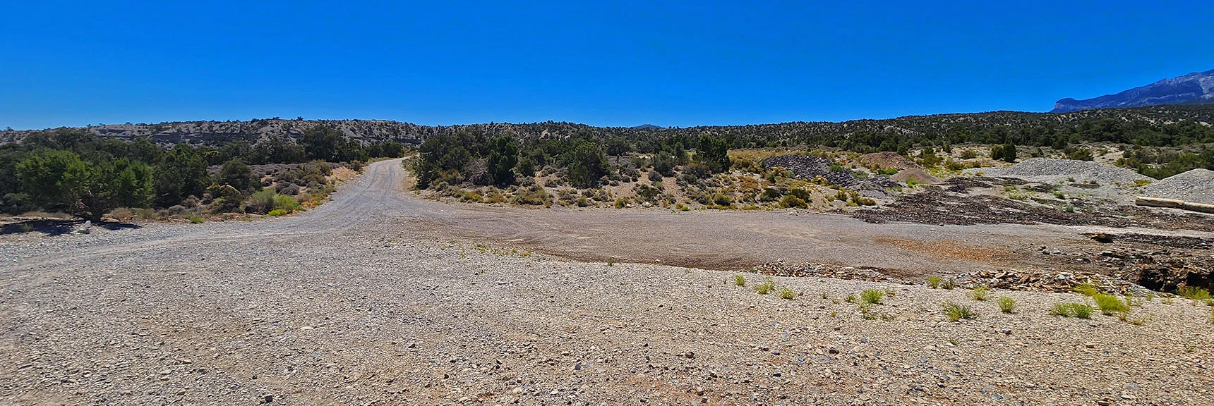 Blue Tree Rd Soon Intersects with Lee Canyon Rd. | Blue Tree Loop | Sawmill Trailhead | Lee Canyon, Nevada