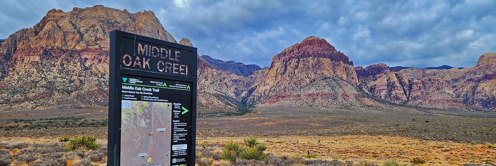 Blue Diamond Hill (R), Red Rock Canyon (Middle), Indecision Peak (L). | Monument Peak Summit | Rainbow Mountain Wilderness, Nevada