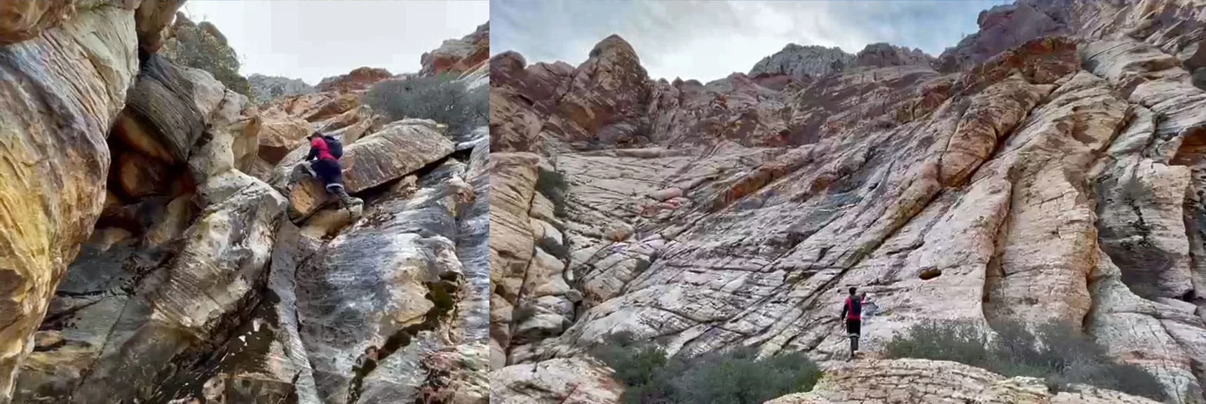 Blue Diamond Hill (R), Red Rock Canyon (Middle), Indecision Peak (L). | Monument Peak Summit | Rainbow Mountain Wilderness, Nevada