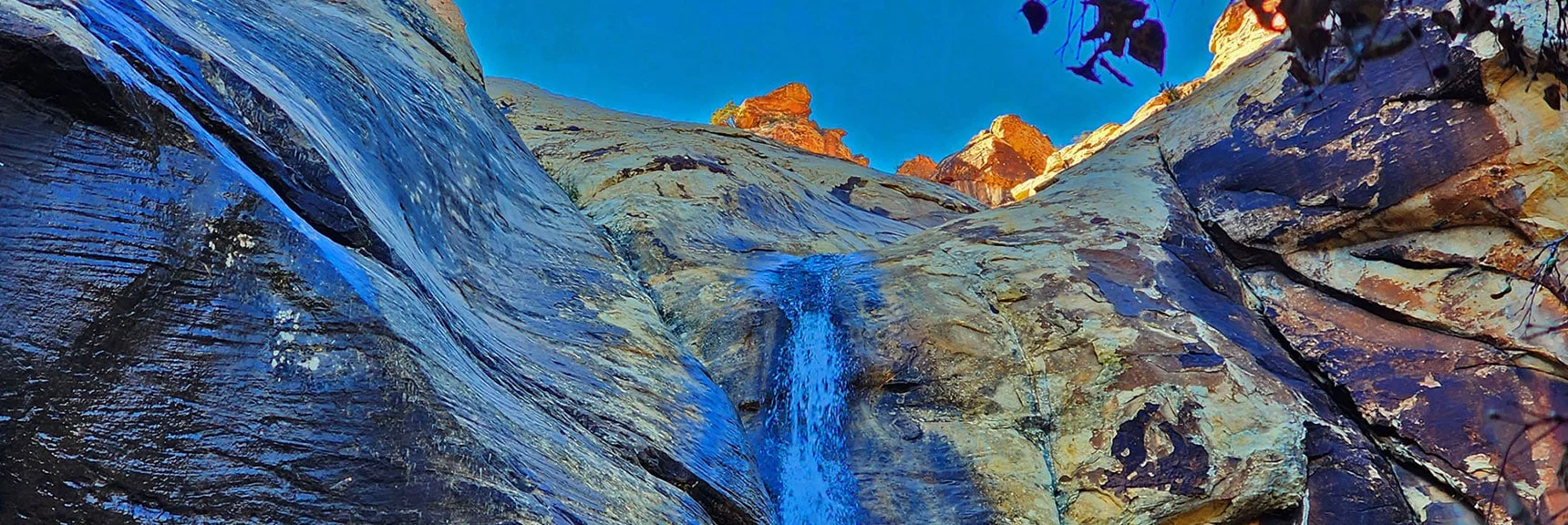 Blue Diamond Hill (R), Red Rock Canyon (Middle), Indecision Peak (L). | Monument Peak Summit | Rainbow Mountain Wilderness, Nevada