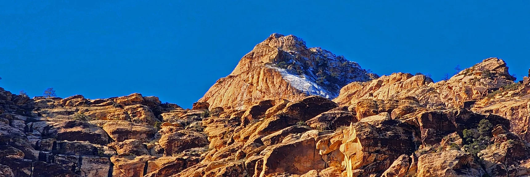 Buffalo Wall on Rainbow Mountains Northern Upper Crest Ridgeline | White Rock Mountain Loop Trail | Red Rock Canyon, Nevada