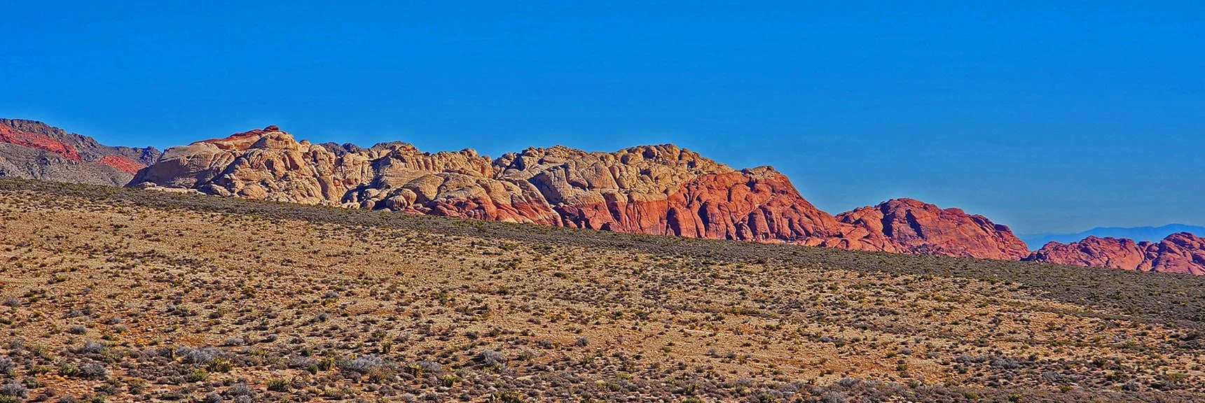 Calico Hills from Southwest White Rock Mountain Loop | White Rock Mountain Loop Trail | Red Rock Canyon, Nevada