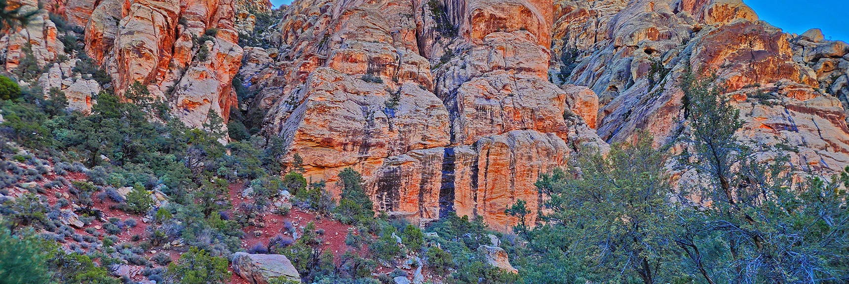 Majestic Cliffs on Northwest White Rock Mountain | White Rock Mountain Loop Trail | Red Rock Canyon, Nevada